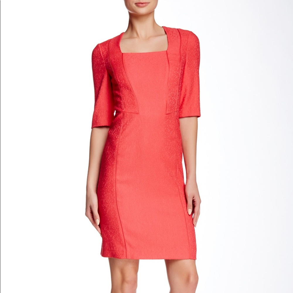 $330 BNWT KAY UNGER SQUARE NECK DRESS 2